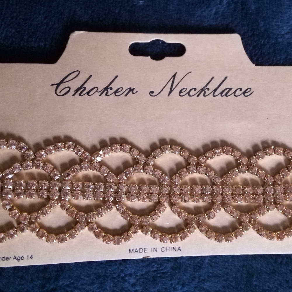Rhinestone Fashion Choker